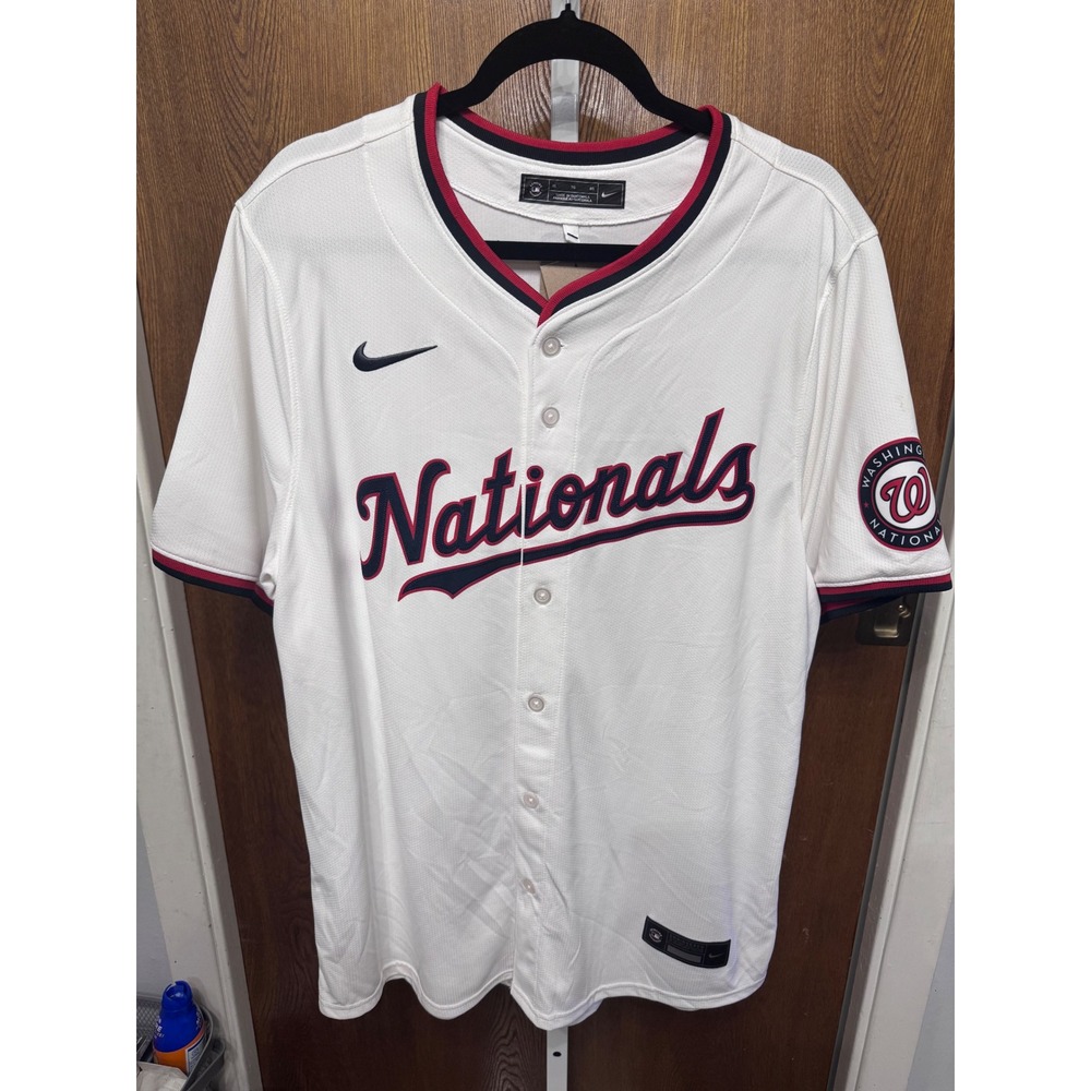Nike Washington Nationals Josiah Gray #40 MLB Jersey White Mens XL T7LM-WTHO-WT9